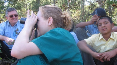 Mentoring students in Nicaragua and the Dominican Republic is one of Aday's passions.